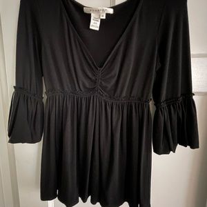 STUDIO M Size Medium Blouse Black